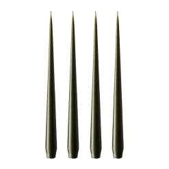 Ester & erik kaars 4-pack mat, mörk deep forest, 32 cm< Kaarsen