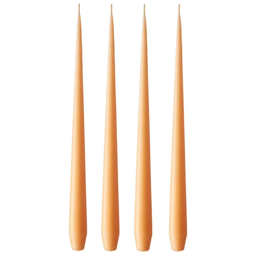 Ester & erik kaars 4-pack mat, dark Melon sorbet 19/2, 32 cm< Kaarsen