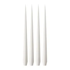 Ester & erik kaars 4-pack mat, White ash 21, 32 cm< Kaarsen