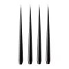 Ester & erik kaars 4-pack mat, raw black, 42 cm< Kaarsen