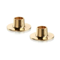 Ester & erik kaarsenhouder glanzend 2-pack, Goud< Kandelaars
