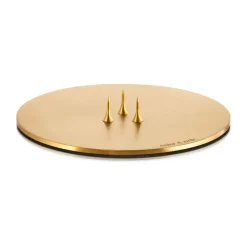 Ester & erik kaarsenhouder Ø9 cm mat, Goud< Kaarsenhouders & Kaarsenborden
