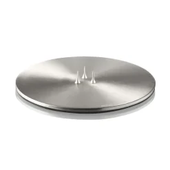 Ester & erik kaarsenschaal Ø12 cm mat, Silver< Kaarsenhouders & Kaarsenborden