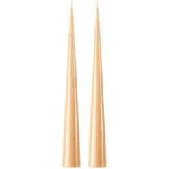Ester & erik kegelkaars 37 cm 2-pack gelakt, Melon sorbet 19-0< Kaarsen