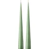 Ester & erik kegelkaars 37 cm 2-pack gelakt, Eucalyptus 66-0< Kaarsen