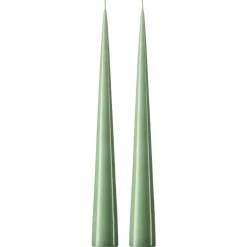 Ester & erik kegelkaars 37 cm 2-pack gelakt, Eucalyptus 66-0< Kaarsen