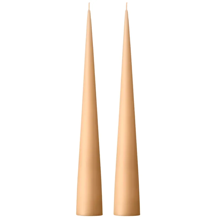 Ester & erik kegelkaars 37 cm 2-pack mat, Melon sorbet 19< Kaarsen