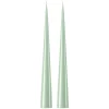 Ester & erik kegelkaars 37 cm 2-pack gelakt, Water mint 03-0< Kaarsen