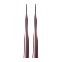 Ester & erik kegelkaars 37 cm 2-pack gelakt, Winter rose 84< Kaarsen
