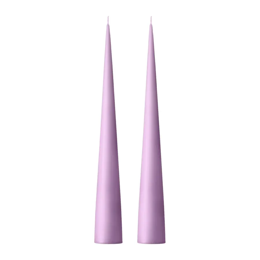 Ester & erik kegelkaars 37 cm 2-pack mat, Crocus delight 07< Kaarsen