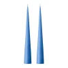 Ester & erik kegelkaars 37 cm 2-pack mat, Moon blue 37< Kaarsen