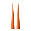 Ester & erik kegelkaars 37 cm 2-pack mat, Mild orange 16< Kaarsen