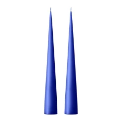 Ester & erik kegelkaars 37 cm 2-pack mat, Cornflower 48< Kaarsen
