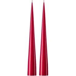 Ester & erik kegelkaars 37 cm 2-pack gelakt, Winter berry 36-0< Kaarsen