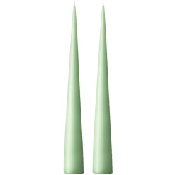 Ester & erik kegelkaars 37 cm 2-pack mat, Eucalyptus 66< Kaarsen