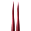 Ester & erik kegelkaars 37 cm 2-pack gelakt, Wine 44-0< Kaarsen
