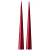 Ester & erik kegelkaars 37 cm 2-pack mat, Wine 44< Kaarsen