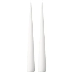 Ester & erik kegelkaars 37 cm 2-pack mat, Pure white 31< Kaarsen