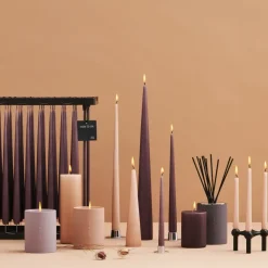 Ester & erik kegelkaars 37 cm 2-pack mat, Ice latte 11< Kaarsen