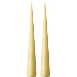 Ester & erik kegelkaars 37 cm 2-pack mat, Pale ginger 14< Kaarsen