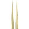 Ester & erik kegelkaars 37 cm 2-pack gelakt, Buttermilk 17-0< Kaarsen