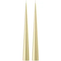 Ester & erik kegelkaars 37 cm 2-pack gelakt, Buttermilk 17-0< Kaarsen