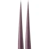 Ester & erik kegelkaars 37 cm 2-pack gelakt, Muted mauve 42-0< Kaarsen