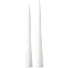 Ester & erik kegelkaars 37 cm 2-pack gelakt, Pure white 31-0< Kaarsen
