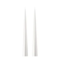 Ester & erik kegelkaars 37 cm 2-pack gelakt, White ash 21< Kaarsen