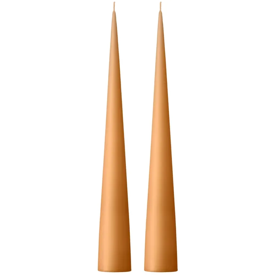 Ester & erik kegelkaars 37 cm 2-pack mat, Donker Melon sorbet 19< Kaarsen