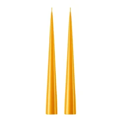 Ester & erik kegelkaars 37 cm 2-pack gelakt, 85 Mango< Kaarsen