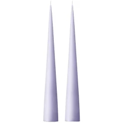 Ester & erik kegelkaars 37 cm 2-pack mat, Airy violet 12< Kaarsen