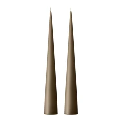 Ester & erik kegelkaars 37 cm 2-pack mat, Caviar 77< Kaarsen