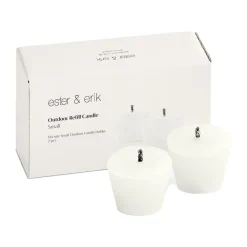 Ester & erik refill voor buitenkaarsenhouder 2-pack, Small< Kaarsen