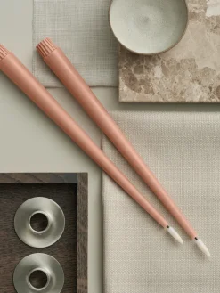 Ester & erik taper kaars LED 2-pack, 20 Rosy caramel , 30 cm< Led-Kaarsen