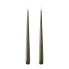 Ester & erik taper kaars LED 2-pack, 77 Caviar , 30 cm< Led-Kaarsen