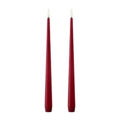 Ester & erik taper kaars LED 2-pack, 36 Winter Berry , 30 cm< Led-Kaarsen