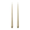 Ester & erik taper kaars LED 2-pack, 14 Pale ginger , 30 cm< Led-Kaarsen