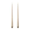 Ester & erik taper kaars LED 2-pack, 11 Ice Latte , 30 cm< Led-Kaarsen