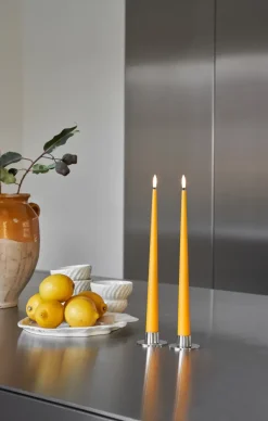 Ester & erik taper kaars LED 2-pack, 85 Mango , 30 cm< Led-Kaarsen