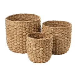 Dixie Esther opbergmand 3 stuks, Natural< Opbergmanden