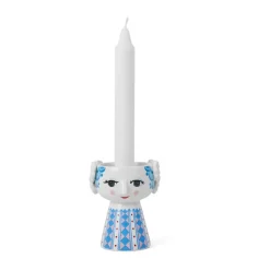 Bjørn Wiinblad Eva kandelaar 9,5 cm, Donkerblauw< Kaarsenhouders & Kaarsenborden