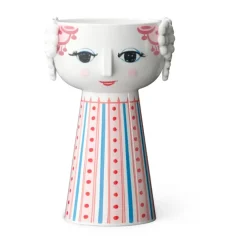 Bjørn Wiinblad Eva kandelaar 14 cm, Rood< Kaarsenhouders & Kaarsenborden