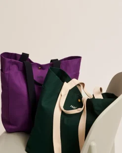 HAY Everyday Tote Bag tas, Dark green< Opbergmanden