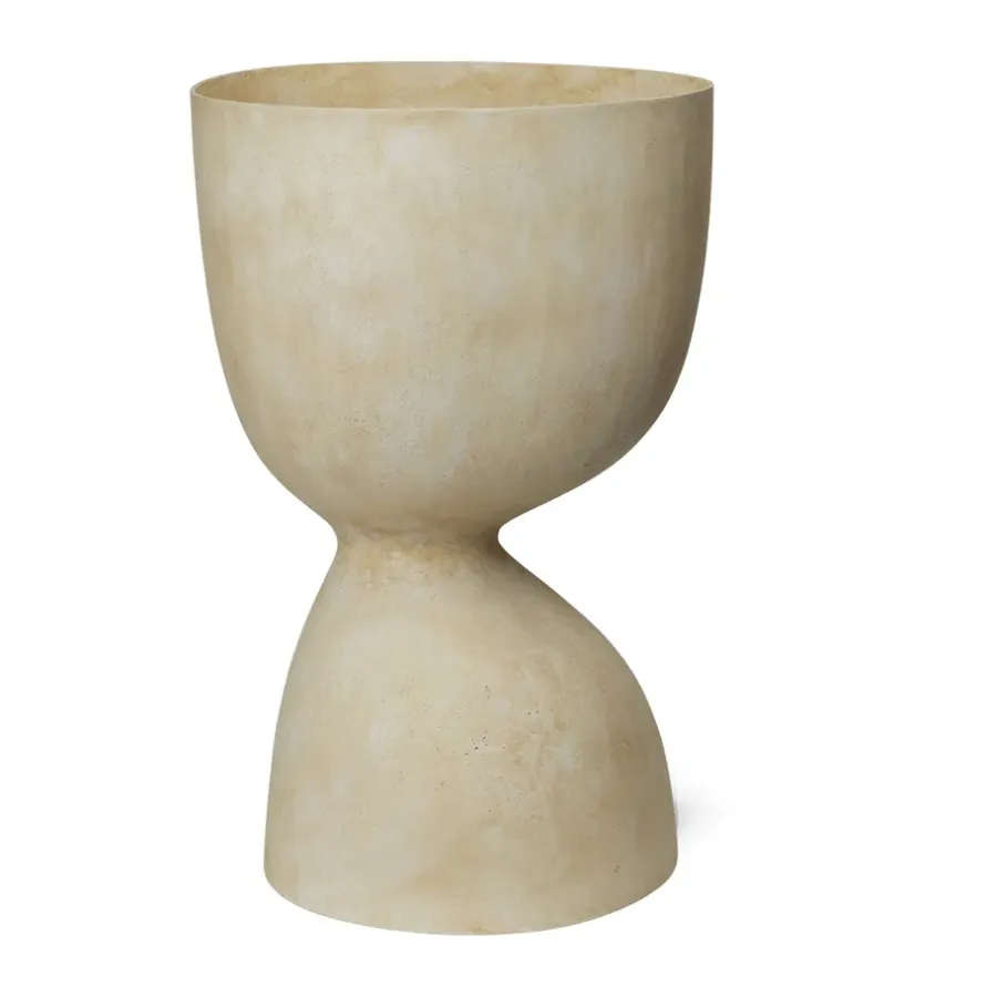 Ferm Living Evoke pot 70 cm, Warm Sand< Bloempotten