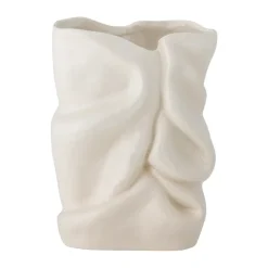 Bloomingville Fabrice vaas 21,5 cm, Wit< Vazen