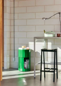 HAY Facet Cabinet 101 bijzettafel, Spinach green< Ladekasten & Ladeblokken