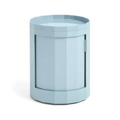 HAY Facet Cabinet low bijzettafel voeten/wielen 49 cm, Misty blue< Ladekasten & Ladeblokken