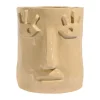 Byon Facy pot L 24x19x22 cm, Beige< Bloempotten