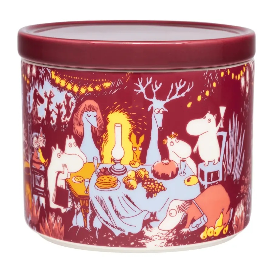 Moomin Arabia Feestelijke momenten mumin blikje, 11xØ12,5 70 cl< Kerstdecoraties